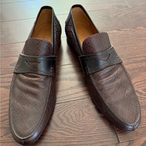 Men's Gucci Brown Leather Loafers